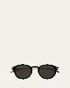 Gucci Panthos Sunglasses In Shiny Solid Black