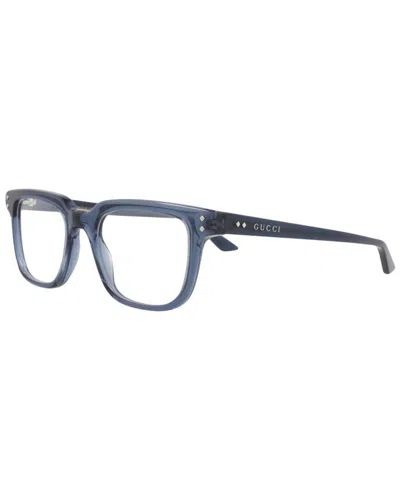 Gucci Men's Gg1895o 49mm Optical Frames In Blue