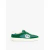 Gucci G75 Suede And Canvas Sneakers In Blue