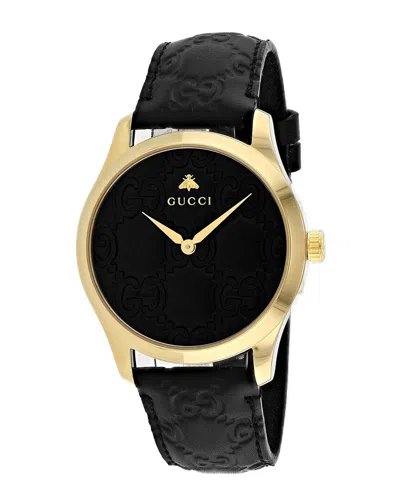 Gucci Men's G-timeless Watch In Black
