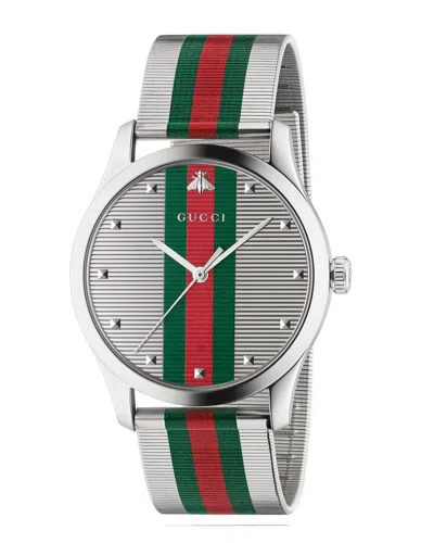 Gucci Men's G-timeless Watch In Green