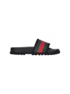 Gucci Men  - Web Rubber Slide