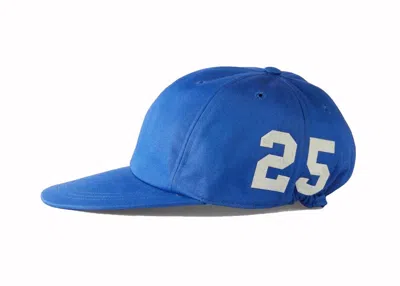 Pre-owned Gucci Men's  25 Logo Baseball Cap In Blue