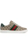 Gucci Ace Gg Supreme Canvas Sneakers In Multi