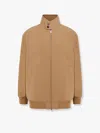 Gucci Wool Jacket Casual Jackets And Parka Brown In Cream
