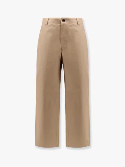 Gucci Men  Beige Pants In Cream