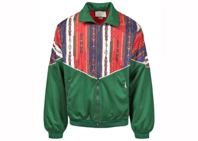 Pre-owned Gucci Men's  Chain Print Jacket In Yard