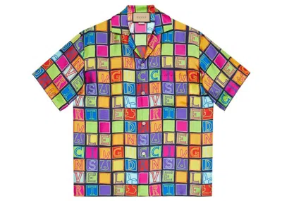 Pre-owned Gucci Men's  Colour Silk Shirt In Multi