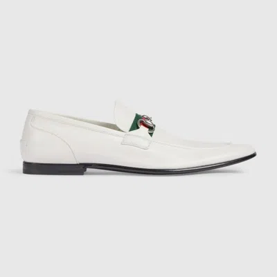Gucci Men's  Como Loafer In White