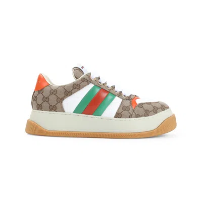 Gucci Men  Double Screener Sneakers In Multicolor