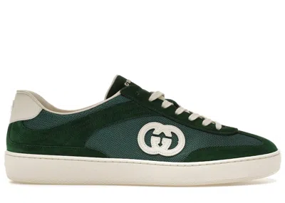 Pre-owned Gucci Men's  G75 Sneakers In Green