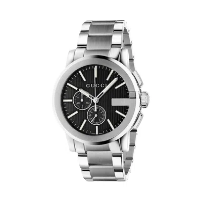 Pre-owned Gucci Men's  Gchrono 393106 I1600 1402 Watch In Pvd