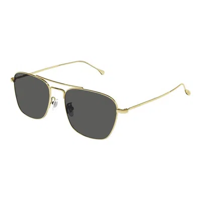 Gucci Men's  Gg1183s 001 Sunglasses In Gold