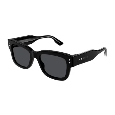 Gucci Men's  Gg1217s 001 Sunglasses In Black