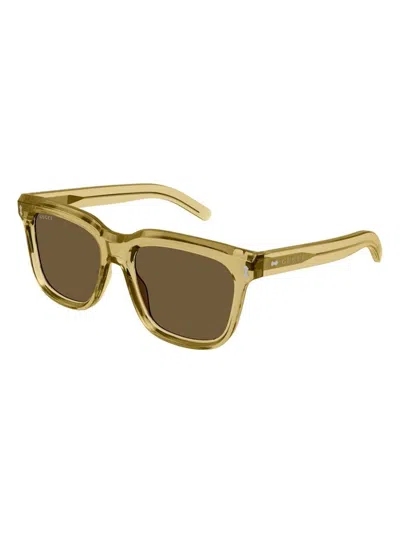 Gucci Men's  Gg1523s 004 Sunglasses In Yellow
