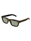 Gucci Rectangular Frame Sunglasses In Blue