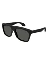Gucci Shield Frame Sunglasses In Black