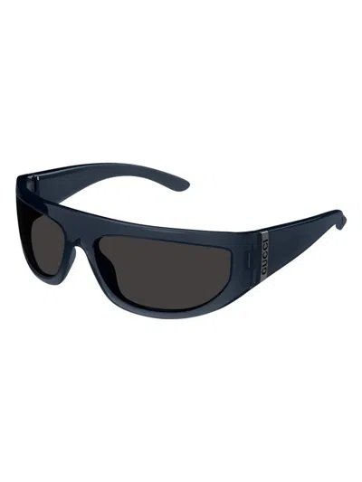 Gucci Men's  Gg1574s 003 Sunglasses In Blue