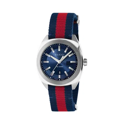 Pre-owned Gucci Men's  Gg2570 446008 I1820 8461 Watch In Stainless Steel