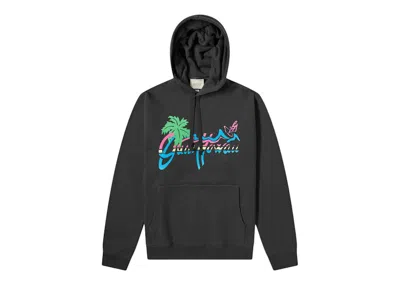 Pre-owned Gucci Men's  Hawaii Hoodiein Black