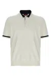 Gucci Knit Cotton Polo Shirt With Intarsia In Multi