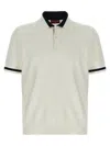Gucci Intarsia Design Polo Shirt With Contrast Trim In White