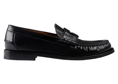 Pre-owned Gucci Men's  Interlocking G Loafers Sneakers In Black
