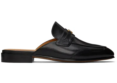 Pre-owned Gucci Men's  Interlocking G Slipper Sneakers In Black