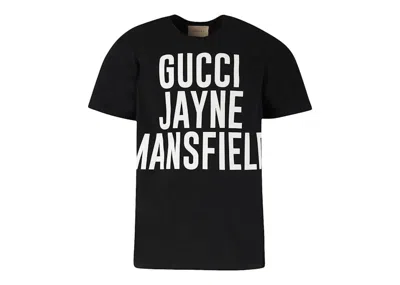 Pre-owned Gucci Men's  Jayne Mansfield T-shirt In Black