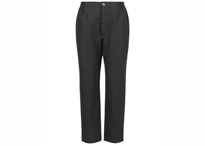 Pre-owned Gucci Men's  Label Cotton Poplin Trousers In Medium Grey