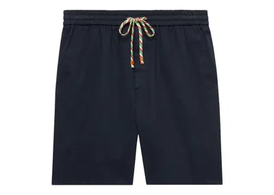 Pre-owned Gucci Men's  Logoprint Shorts In Blue