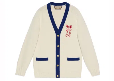 Pre-owned Gucci Men's  Lunar New Year Cardigan In Ivory