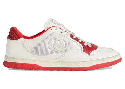 Pre-owned Gucci Men's  Mac80 Sneakers In Off White/red