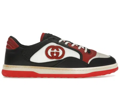 Pre-owned Gucci Men's  Mac980 Sneakers In Black/red In Multi