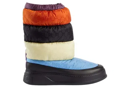 Pre-owned Gucci Men's  Padded Snow Boots Black Sneakers