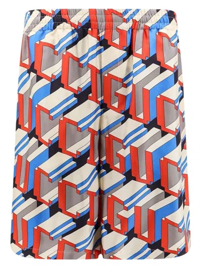 Gucci Men's  Pixel Printed Shorts