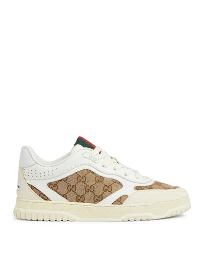 Gucci Men  Re-web Men`s Sneakers In Multi
