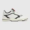 Gucci Men Re-web Leather Sneakers In White
