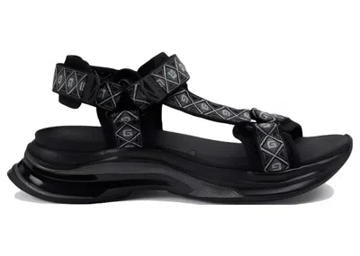 Pre-owned Gucci Men's  Run Sandal Sneakers In Black