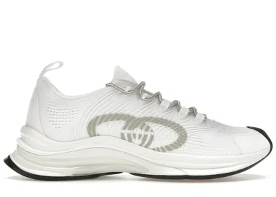 Pre-owned Gucci Men's  Run Sneakers In White/grey/black