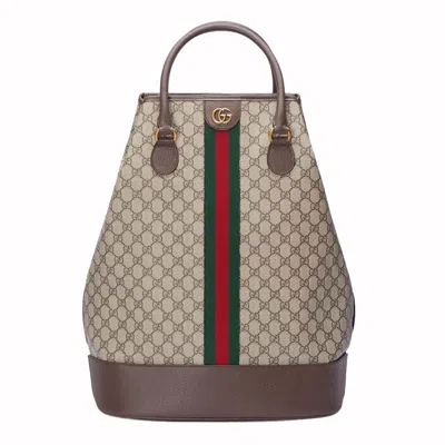 Pre-owned Gucci Men's  Savoy Duffle Bag In Beige/ebony In Multi