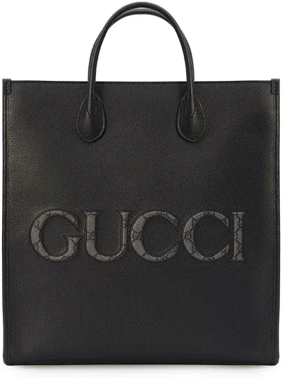 Gucci Men's  Shopping Bag In Black