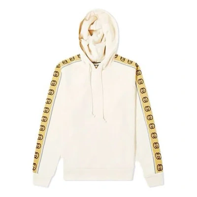 Gucci Men's  Side Sleeve Gg Logo Creamy White