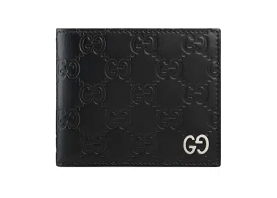 Pre-owned Gucci Men's  Signature Wallet In Black