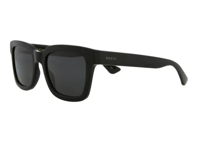 Pre-owned Gucci Men's  Square Sunglasses001) In Black/smoke (gg0001sn/30013210