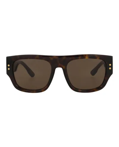 Pre-owned Gucci Men's  Squareframe Recycled Acetate Sunglasses/30013828002) In Havana/brown (gg1262s