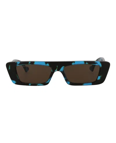 Pre-owned Gucci Men's  Squareframe Recycled Acetate Sunglasses/30013890004) In Havana/brown (gg1331s
