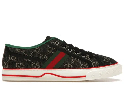 Pre-owned Gucci Men's  Tennis 1977 Gg Logo Sneakers In Black