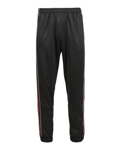 Pre-owned Gucci Men's  Web Stripe Sweatpants In Black