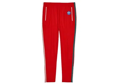 Pre-owned Gucci Men's  X Adidas Cotton Jersey Sweatpants In Red